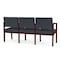 Lesro 3 Seat Tandem Seating W/ No Center Arms, 65 in W 26 in L 31.5 in H, Lenox Series LW3101 - alternate 3
